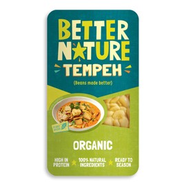 Better Nature - Organic Tempeh 200g (12 Pack) Vegan Friendly Plant-Based Protein