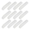 bociloy 12Pcs 2.75 Inch Transparent Acrylic Glass Door Handle Pulls,