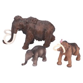 Mammoth Model Simulated Figurine Realistic Plastic Mammoth Toys for Animal Collection