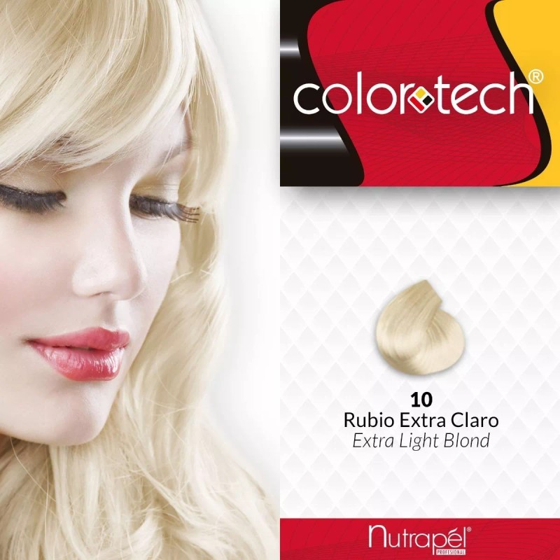 Color Tech Tinte Cabello Tono Natural 10 Rubio Extra Claro