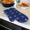 Set of 2 Pot Holders, Oven Gloves, Heat-Resistant, Washable, for