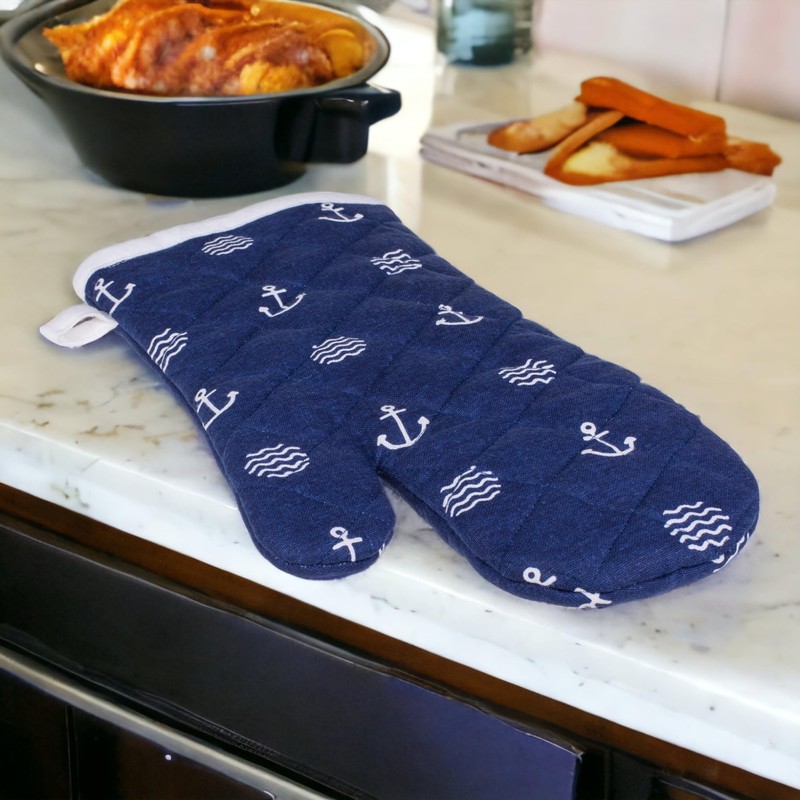 Set of 2 Pot Holders, Oven Gloves, Heat-Resistant, Washable, for