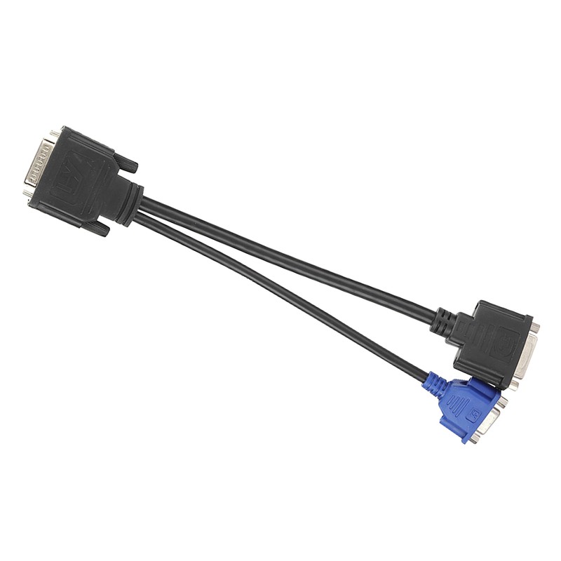 Female Dual Computer Monitor Extension Cable Adapter DMS 59 Pin