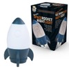 Funtime Gifts Rocket Night Lamp,Blue/White,10630