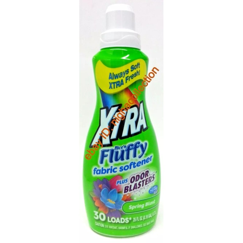 xtra (LOT 3) xtranice'n Fluffy Liquid Fabric Softener Spring Blast