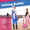 DaddyGoFish Kids Fishing Pole - Rod Reel Combo Tackle Box