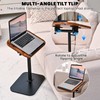C Table End Table Adjustable Height,Laptop Table for Couch、Bed、Reading Nook,C