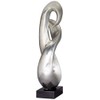 Studio 55D Open Infinity 24 1/2" High Silver Finish Modern