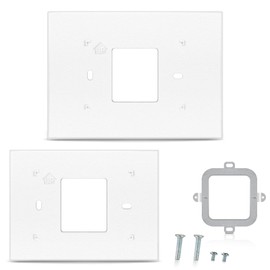 Thermostat Wall Plate Compatible with THP2400A1027W Honeywell Home Thermostat Coverplate Assembly Wall Mount Plate -White