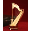 Just-On Miniature Musical Instrument Harp, 9.4 inches (24 cm)