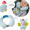 Fehn Neck Support Bat Neck Pillow with Small Rattle Bat