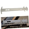 Kisangel 2pcs Bike Chain Wear Indicator Checker Gauge Tool Silver