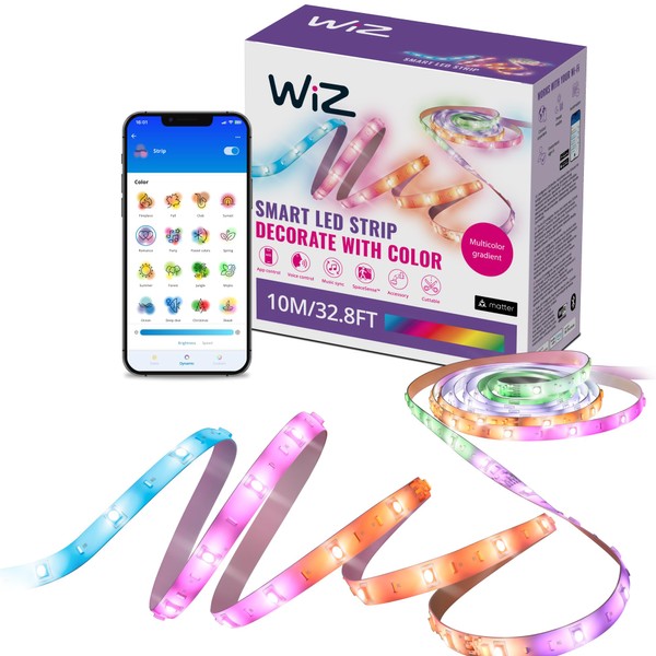 WiZ WiZ RGBIC LED Lightstrip - 10m, 16 Mio. Farben