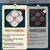 JUSTUP Nonstick Omelette Pan, 4 Cups Healthy Granite Non Stick