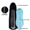 2 Pcs Foot Measurement Devices Shoe Sizer Measuring Ruler For