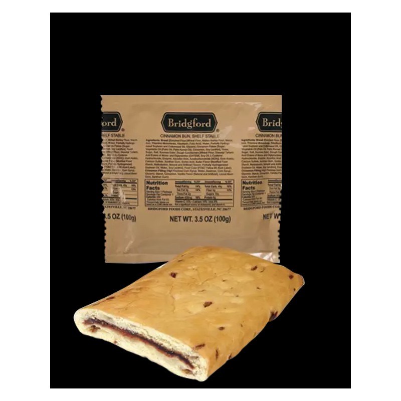Bridgford Cinnamon Bun 12 Pack Desert MRE Survival Food Bridgford