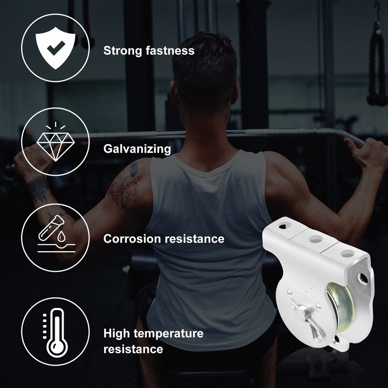 DBREAKS Pulley Single Set for Ropes Steel Cable (Pack of