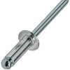 Pop Rivets 3/16" x 3/8" Aluminum Body Steel Mandrel Dome