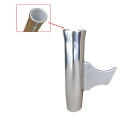 Brocraft Aluminum Rod Holder Flared with Blade / Aluminium Flared Weld-On Rod Holder with Blade /Aluminum Weld- On Rod Holder