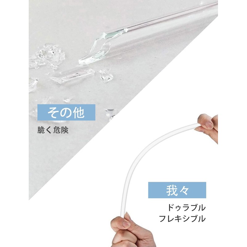 Replacement Straws Clear Plastic PE Safe Non-Toxic Reusable with Cleaning