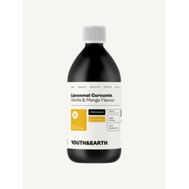 Liposomal Curcumin Supplement, 200mg Per Serving, 250ml Bottle, Vanilla & Mango Flavoured - Anti-Inflammatory - Healthy Joints