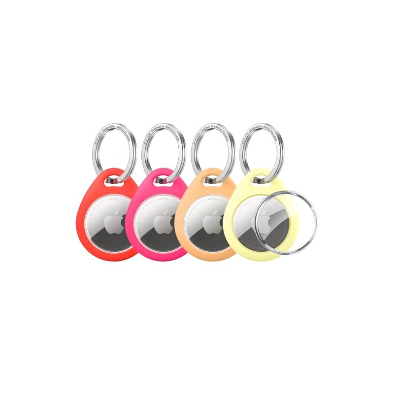 UNBREAKcable 4-Pack AirTag Holder | Secure Fit Design | Waterproof