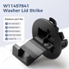 2-Pack W11457841 Washer Lid Strike Compatible with Whirlpool Maytag, Washer