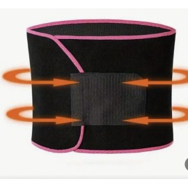 Unbranded PINK Sweat Waist Trimmer Belt for Women Waist Trainer Sauna Belt Tummy ( NO BOX)