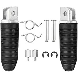 VPZMT Front Foot Pegs for Suzuki GSX1300R GSX1300 Hayabusa 1999-2012, GSX650F 2008-2012, GSX1400 2002-2008, V-Strom 650 1000 DL650 DL1000 All Years