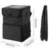 Universal Car Bin Trash Can with Lid Waterproof Storage Dustbin
