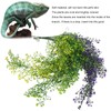 3pcs Artificial Reptile Plants Reptiles Terrarium Leaves for Lizards Geckos