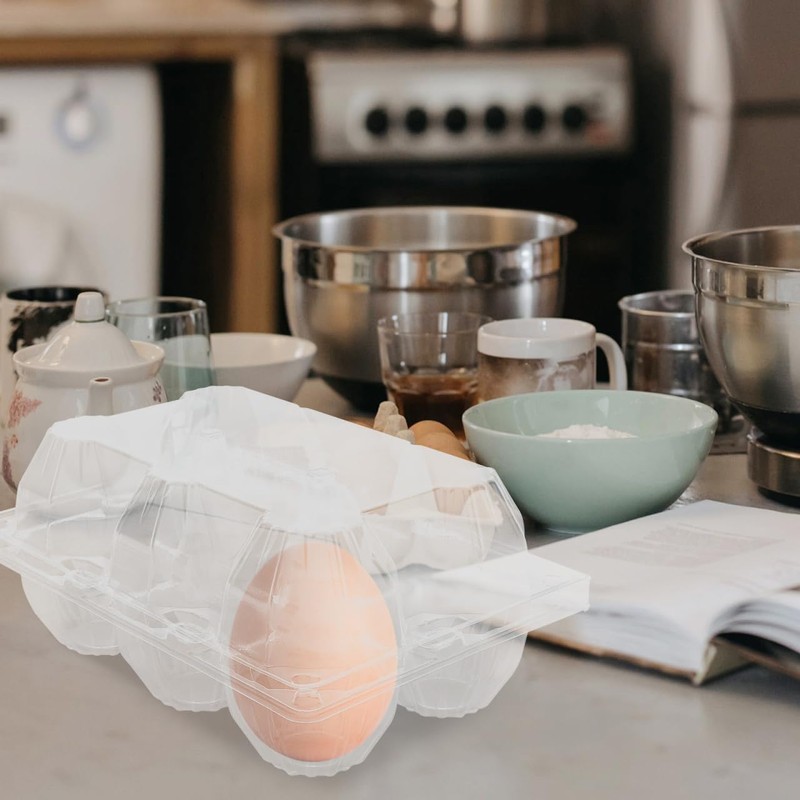 DOITOOL 6 Pcs Goose Egg Cartons 6 Count Plastic Duck
