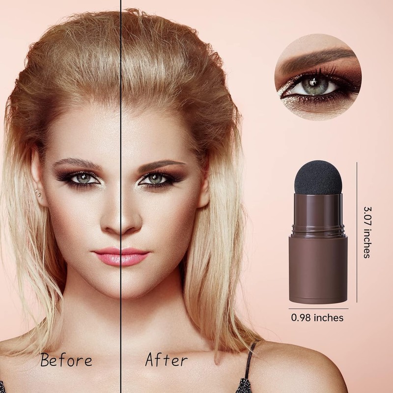 Sello de Cejas Bluemega reutilizable – acabado natural marrón