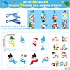 Qyeahkj 528 Pcs Winter Snowmen Craft Kits Winter Paper DIY