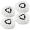 4 Pack Spin Mop Refill Replacement Head Compatible with Ocedar