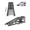 5T Hydraulic Car Ramps - 4-Position Adjustable Height (11.61” to