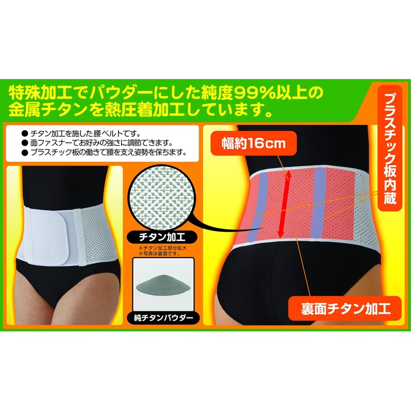 Selvan New Titanium Waist Belt M-L