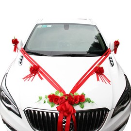 Car Decoration Wedding Bride Couple Rose Flowers Decoration Car Decoration Bridal Car Garland Ribbon Decoration Wedding Car Decoration Wedding Car Decoration Wedding Car Decoration Wedding Decoration