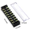 MILAPEAK 8pcs (4 Sets) 8 Positions Dual Row 600V 25A