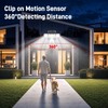 Clip on Solar Lights Outdoor, 231 LEDs Motion Sensor Flood
