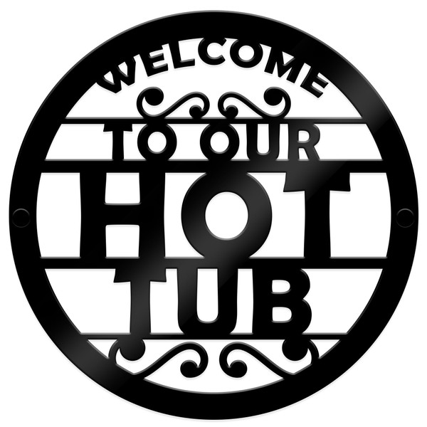 Red Ocean Hot Tub Signs And Plaques, Hot Tub Accessories