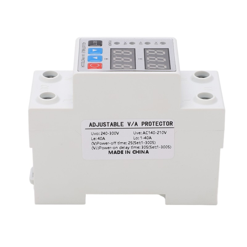 Over Under Voltage Protective Device Adjusting Dual Display Overcurrent Overload