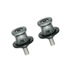 Partuto 2pcs 8mm Motorcycle Rear Stand Swing Arm Spool Sliders