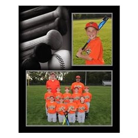 10 Pack Baseball Theme Photo Folder Frame Player/Team Theme 7x5 and 3x5