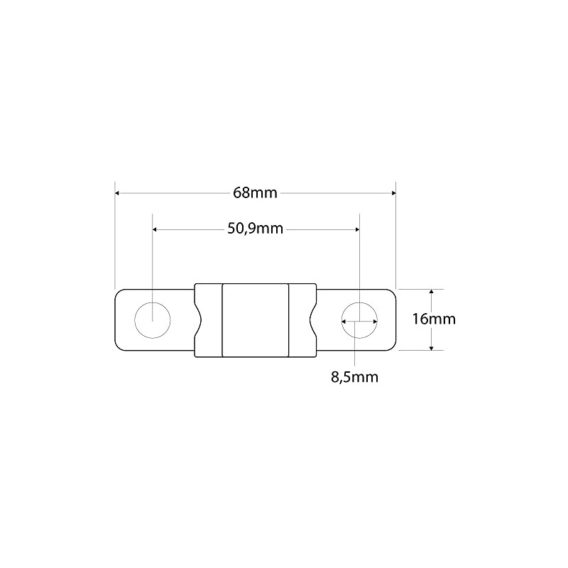 SeKi Mega Screw Fuse High Current Fuse 60 A to