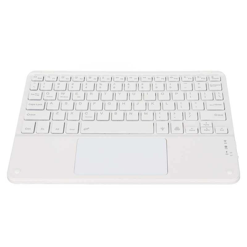 Wireless Keyboard with Touchpad Quadrate Keycap Ultra Thin 10inch Wireless