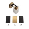 ZEVNI Modern 1-Light Wall Sconces, Black and Gold Sconces Wall