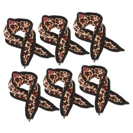 Healvian 6pcs Leopard Hair Curler Rollers Styling Tools for Wavy Curls Sponge Rollers for Women Easy Use