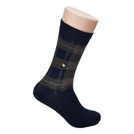 Gentleman's Kkulttaeng Logo Embroidered Crew Socks 5 Pairs (Assorted) - 26cm