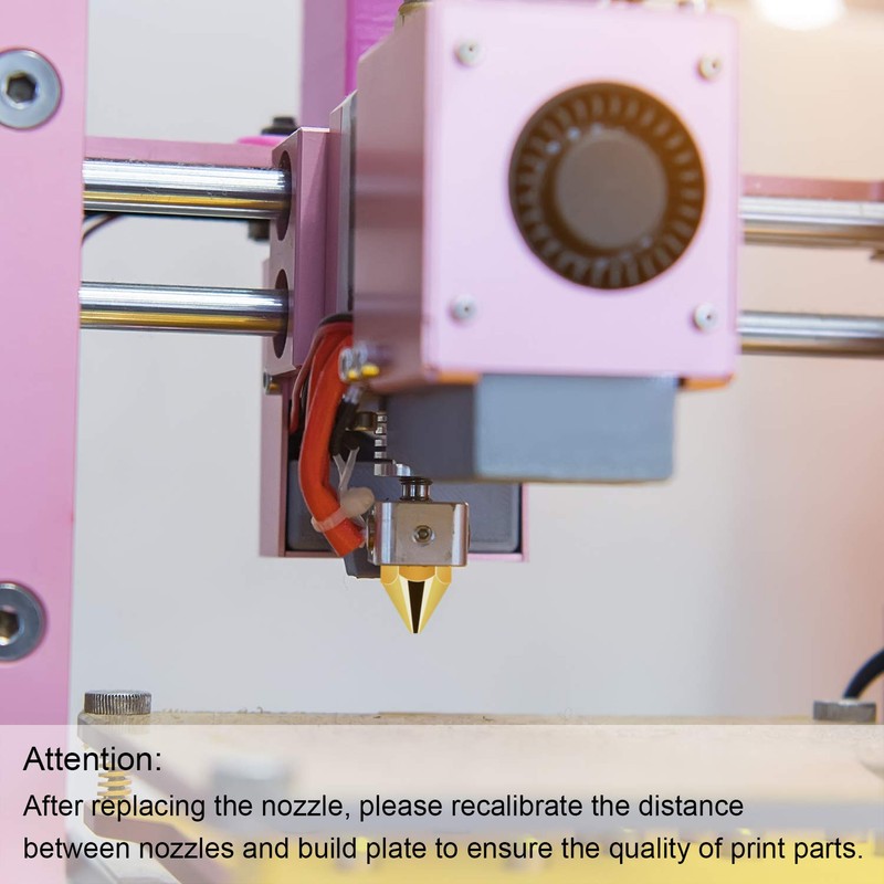 TUPARKA 40Pcs 0.4mm Ender 3 Nozzle Kit 3D Printer Nozzles